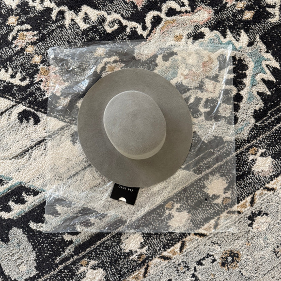 GIGI PIP Dahlia Boater Hat Light Grey main image 5